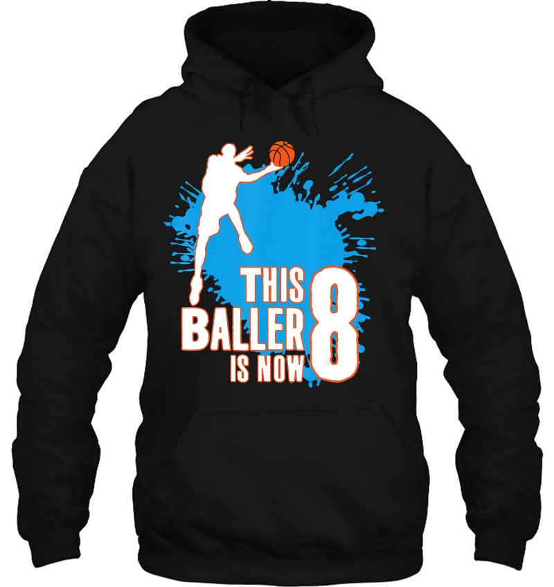 8Th Birthday Basketball Gift - Boys This Baller Is Now 8 Ver2 Mugs