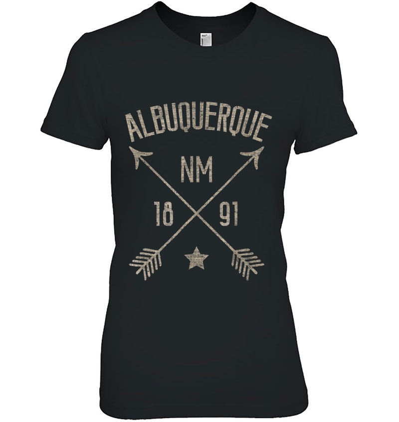 Albuquerque Nm Cool Vintage Retro Style Home City Hoodie