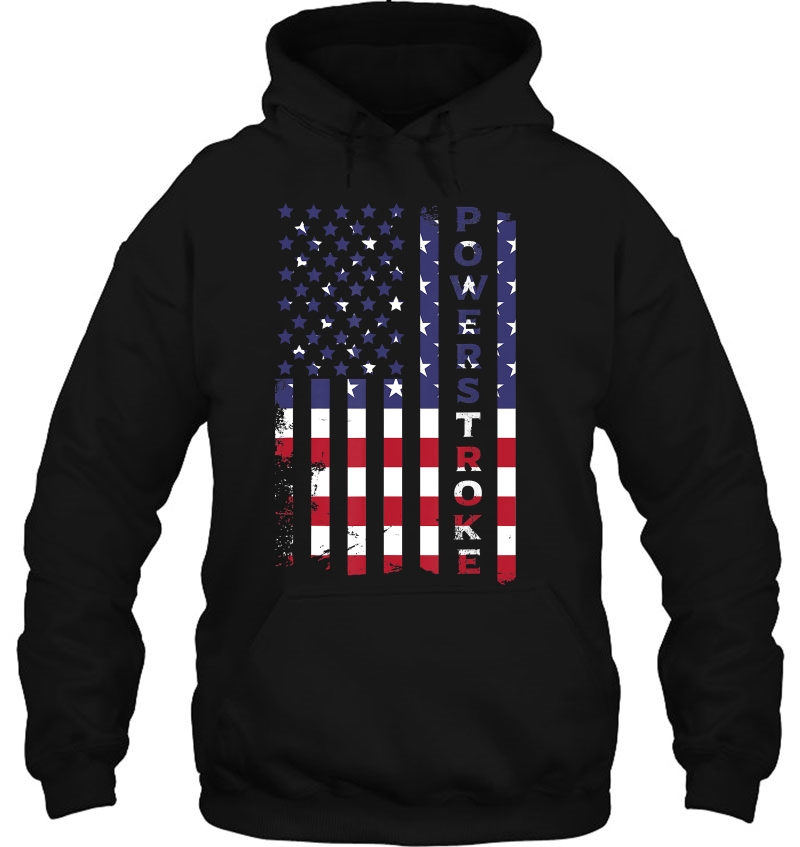 American Flag Powerstroke Hoodie