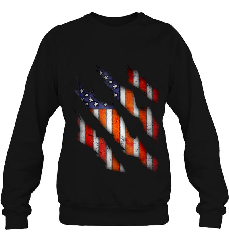American Flag Usa Patriotic Merica Party Sweatshirt
