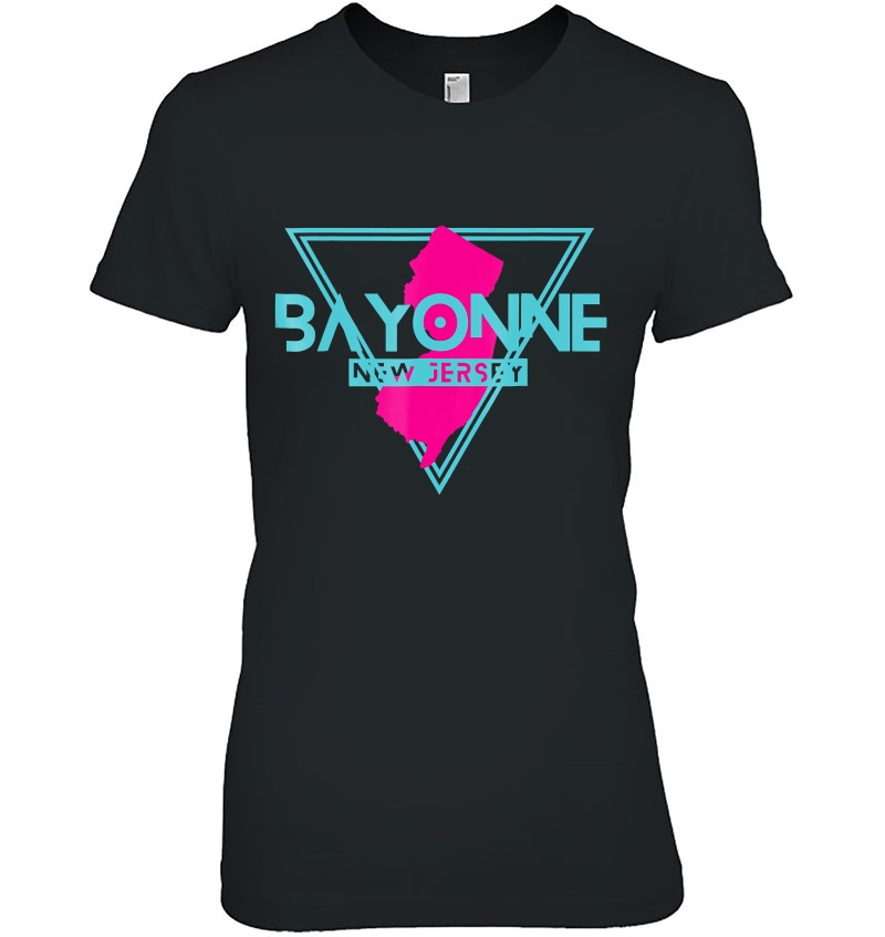 Bayonne New Jersey Triangle Nj Souvenirs Hoodie