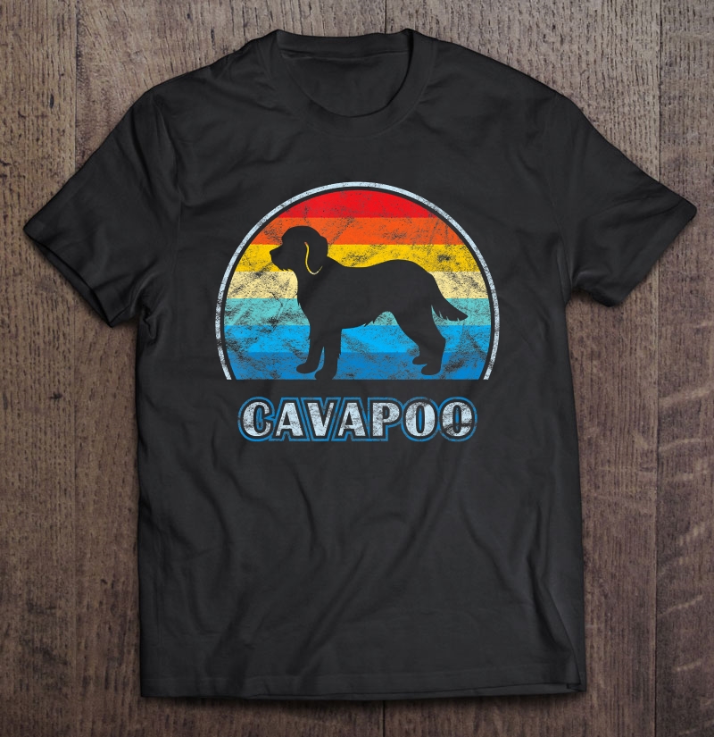 Cavapoo Vintage Design Dog Shirt