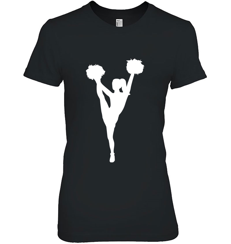 Cheerleader Woman Ladies Tee