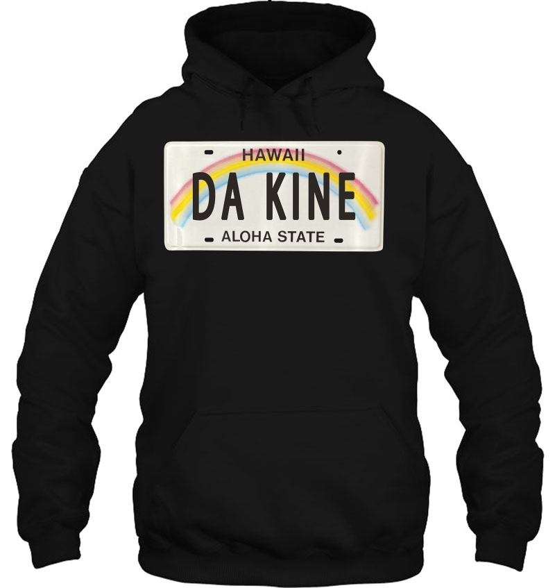 Da Kine Hawaii License Plate Graphic Hoodie