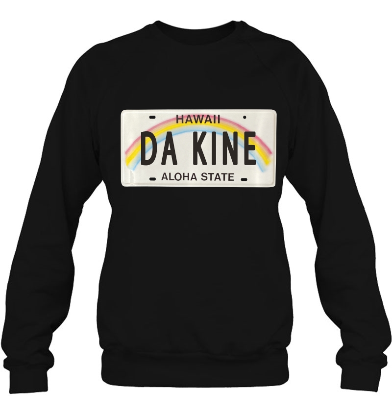 Da Kine Hawaii License Plate Graphic Sweatshirt