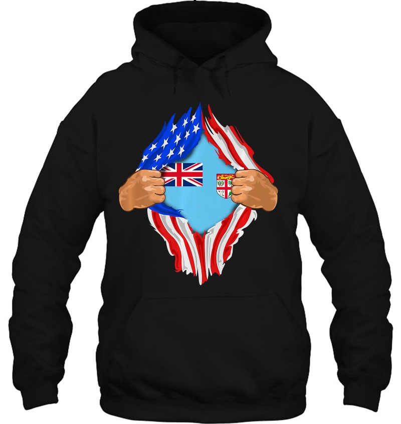 Fijian Blood Inside Me Fiji Flag Gift Hoodie