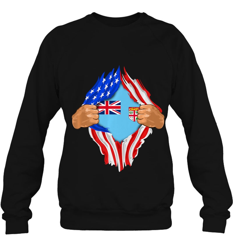 Fijian Blood Inside Me Fiji Flag Gift Sweatshirt