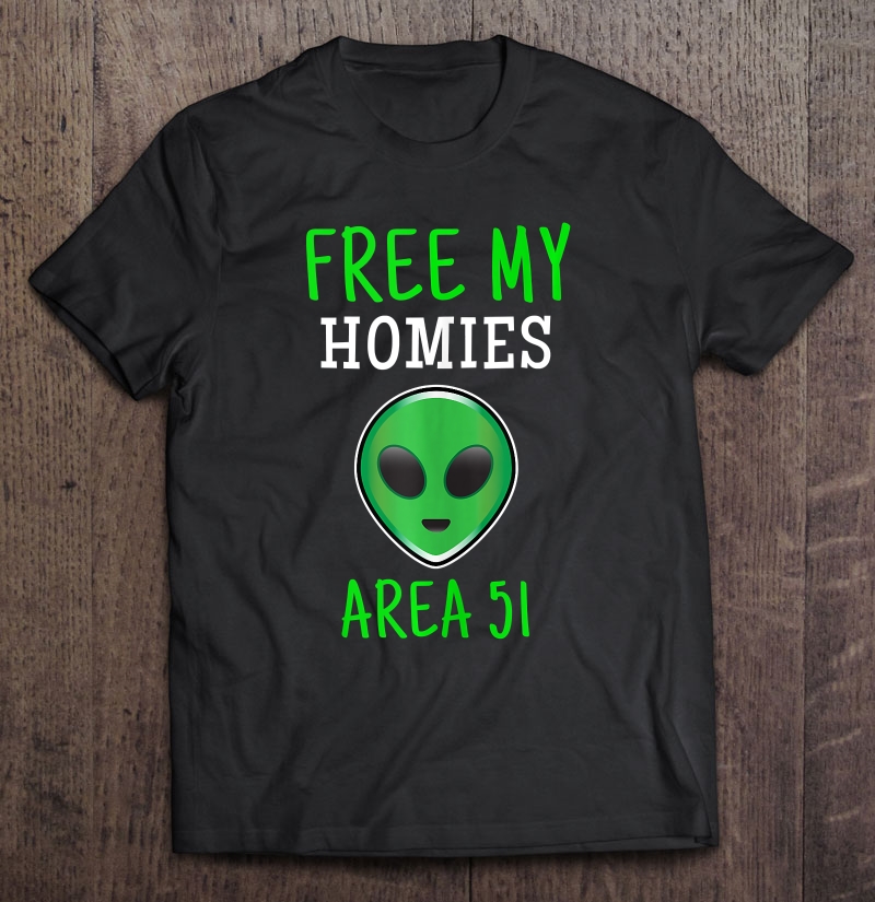 Free My Homies Area 51 Funny Alien Tank Top Shirt