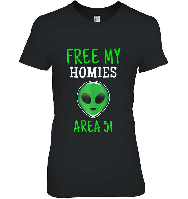 Free My Homies Area 51 Funny Alien Tank Top Hoodie