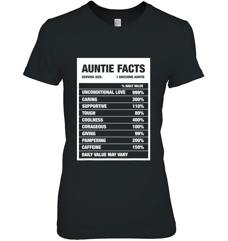 Funny Auntie Nephew Niece Aunt Week Auntie Facts Gift Hoodie