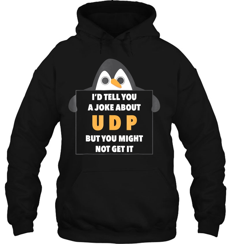 Funny Penguin Udp Jokes Tee Mugs