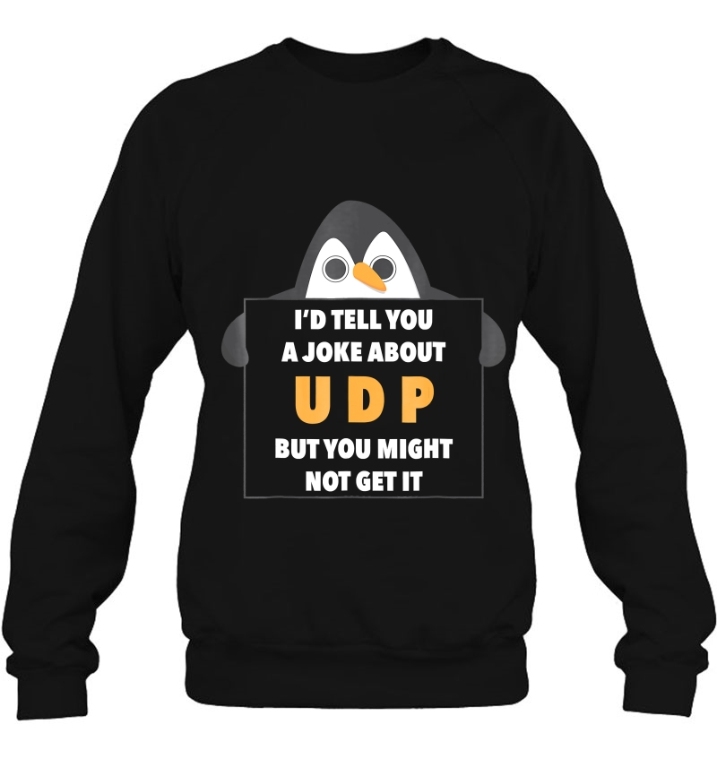 Funny Penguin Udp Jokes Tee Mugs