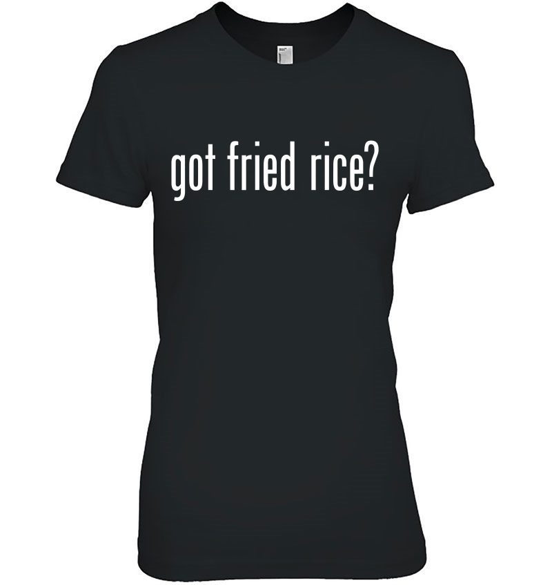 Got Fried Rice Retro Advert Logo Parody Funny Hoodie