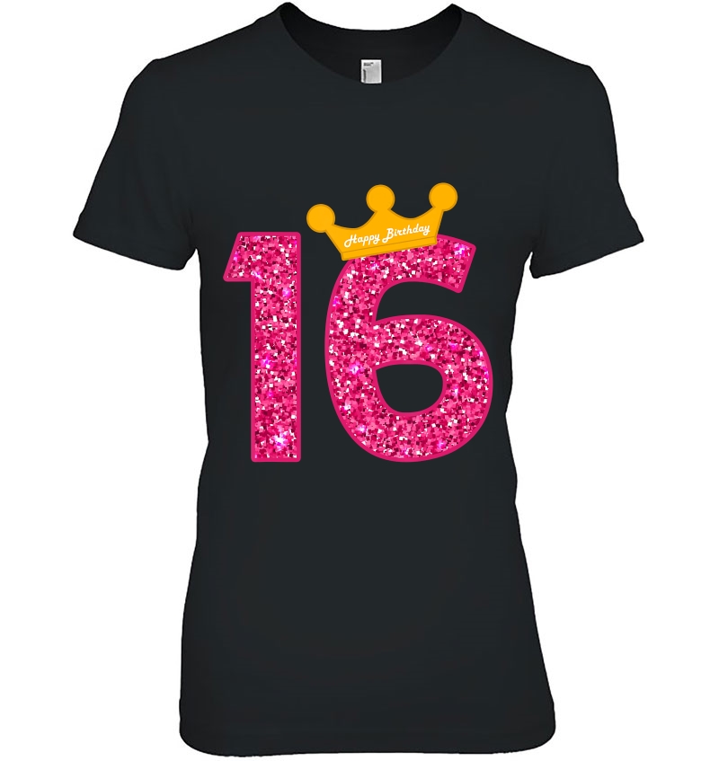 Happy Birthday Shirt, Girls 16Th Party 16 Years Old Bday Hoodie