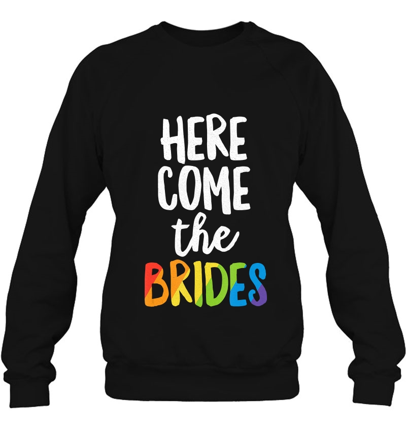 Here Comes The Brides Lesbian Pride Lgbt Wedding Mugs