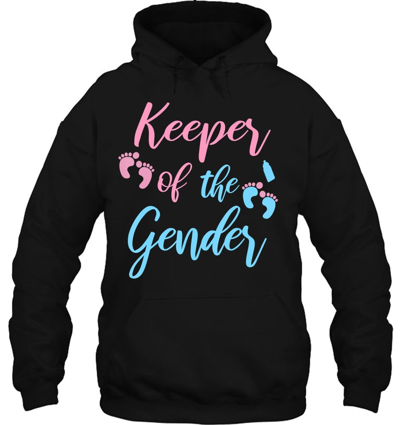 Keeper Of The Gender Reveal T Great Family Hoodie