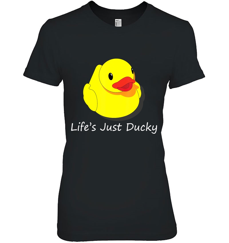 Life's Just Ducky Rubber Cute Duck Bath Gift Hoodie