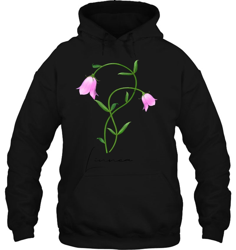 Linnea Flower Twinflower Wildflower Wild Flower Pink Flowers Premium Hoodie
