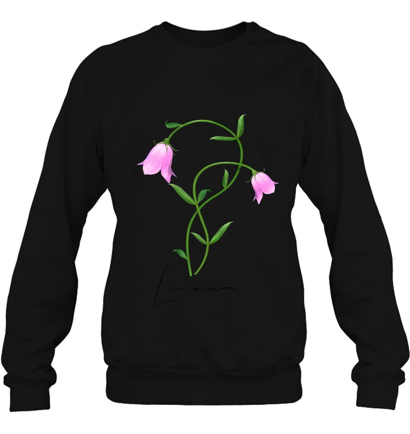 Linnea Flower Twinflower Wildflower Wild Flower Pink Flowers Premium Sweatshirt
