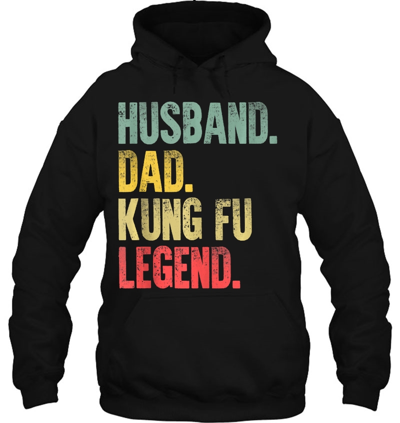 Mens Funny Vintage Gift Husband Dad Kung Fu Legend Retro Tank Top Hoodie