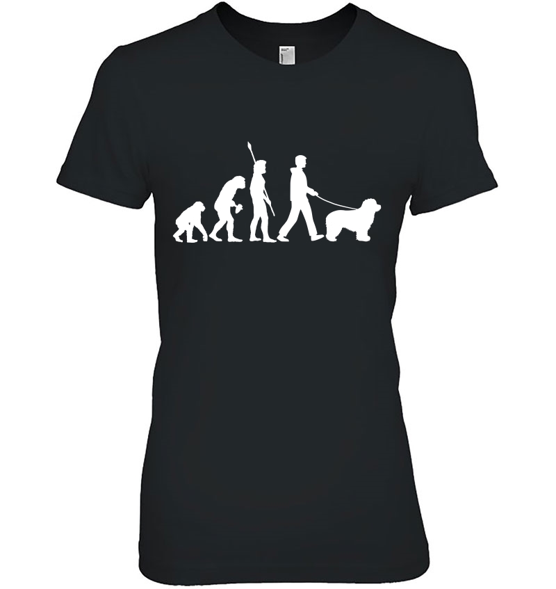 Old English Sheepdog - Fun Dog Owner Evolution Ladies Tee