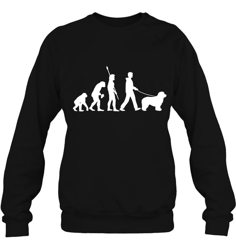 Old English Sheepdog - Fun Dog Owner Evolution Sweatshirt