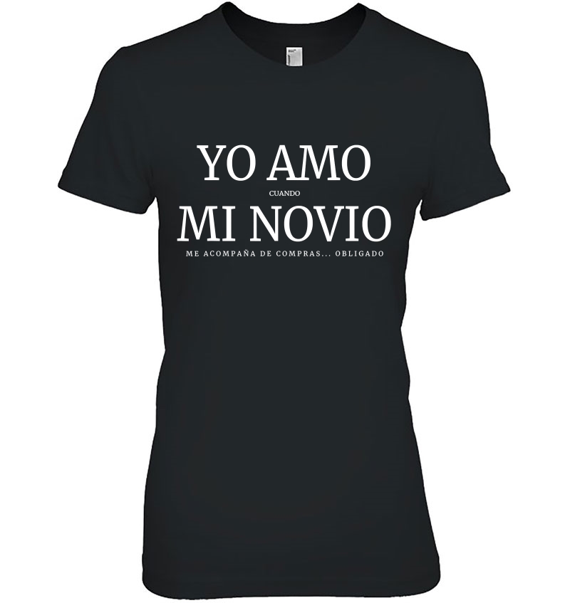 Playera Yo Amo Cuando Mi Novio... Camiseta San Valentin Hoodie