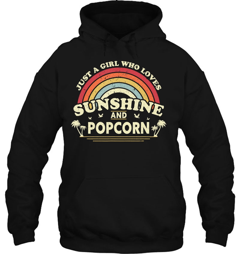 Popcorn Shirt. Just A Girl Who Loves Sunshine And Popcorn Mugs