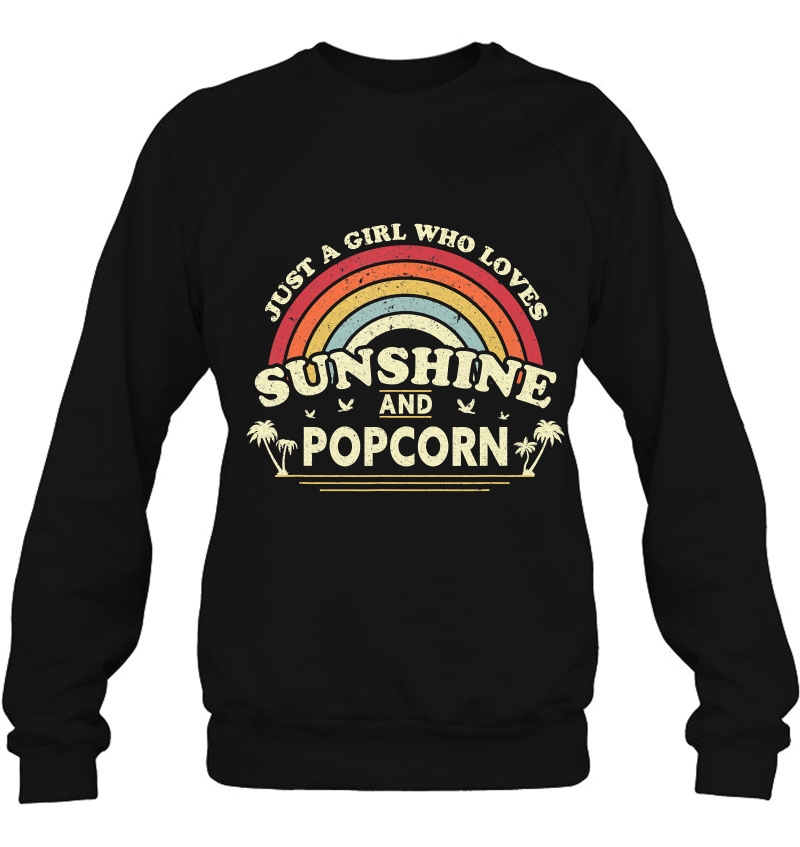 Popcorn Shirt. Just A Girl Who Loves Sunshine And Popcorn Mugs