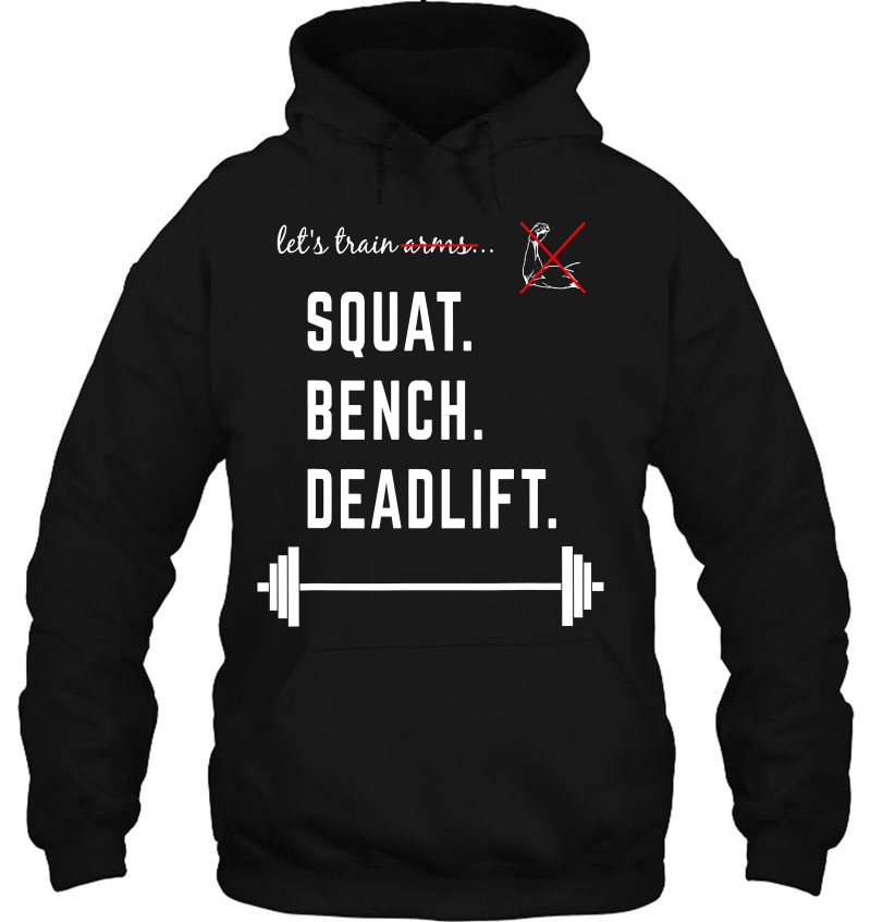 Powerlifting Funny No Biceps Lifting Powerlifter Hoodie
