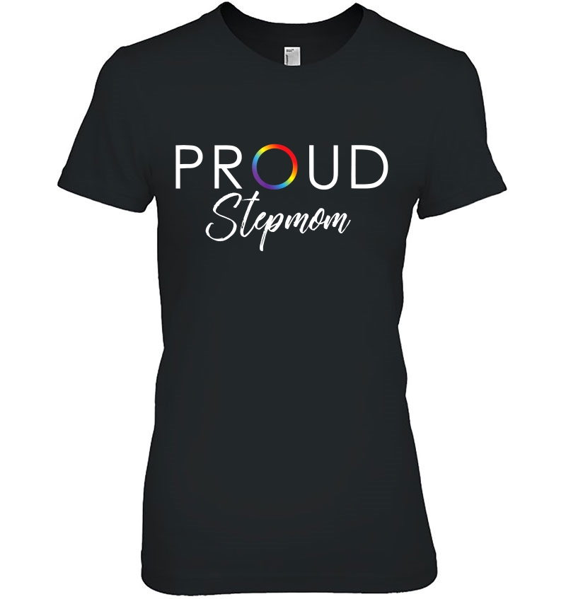 Proud Stepmom Shirt, Cute Lgbtq Pride Month Hoodie