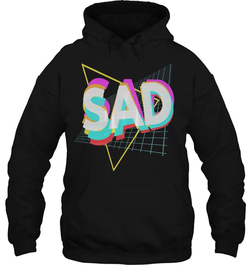Retro Aesthetic Vaporwave Shirt Sad Hoodie