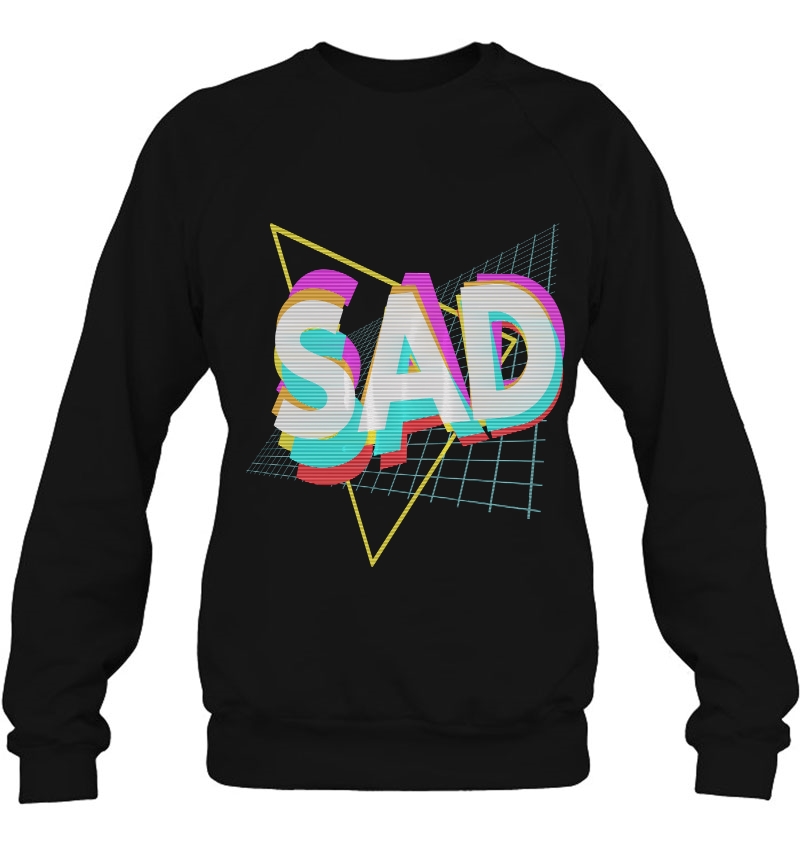 Retro Aesthetic Vaporwave Shirt Sad Sweatshirt