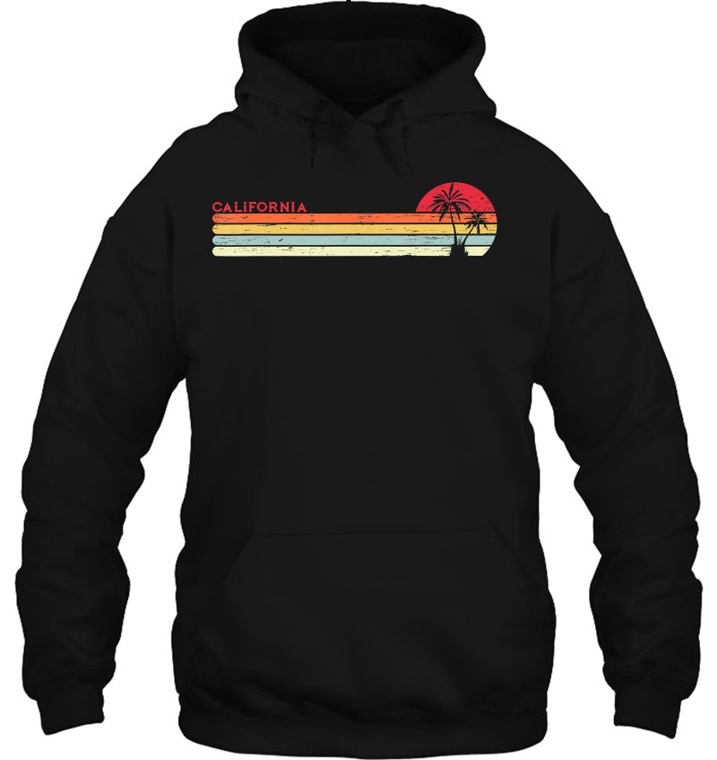 Retro California Sunset Hoodie