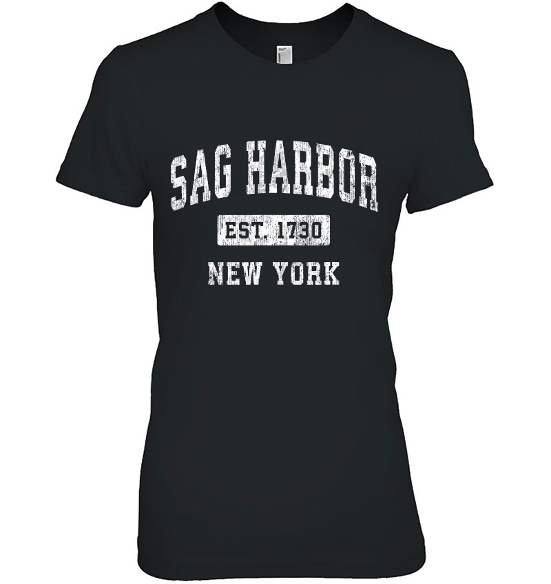 Sag Harbor New York Ny Vintage Established Sports Hoodie