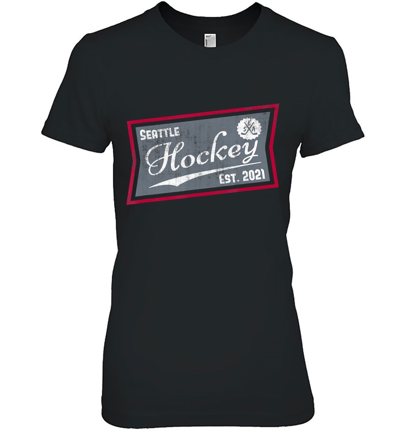 Seattle Hockey Est. 2021 Go Cougs! Ladies Tee