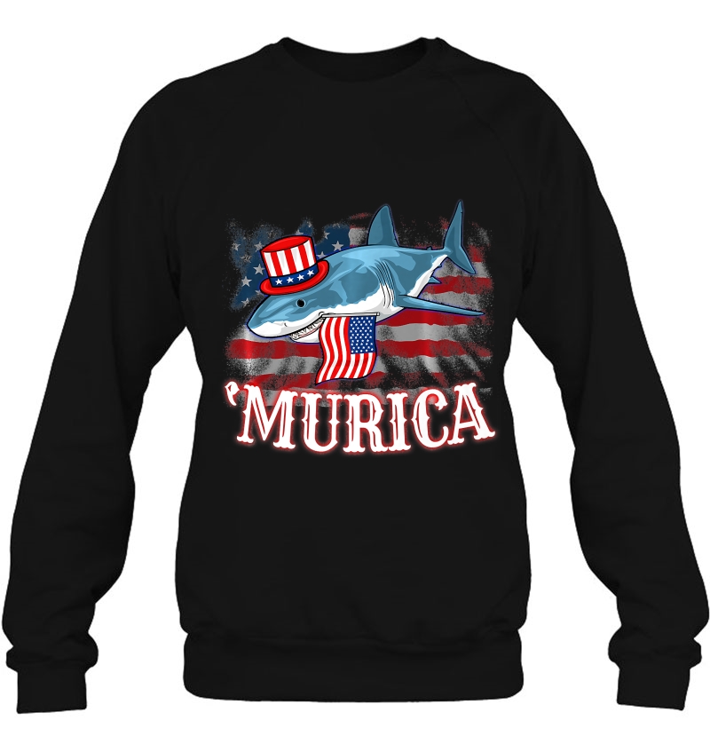 Sharks Great White Ocean Shirt 4Th Of July Usa America Mugs