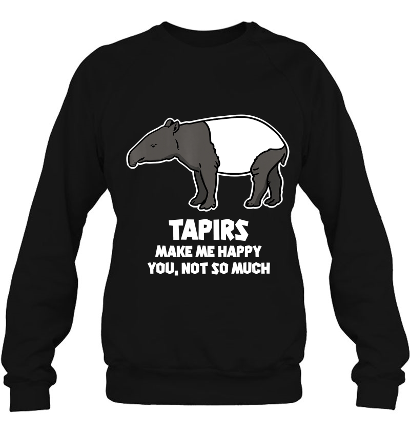 Tapirs Make Me Happy - Funny Tapir Mugs