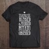 Thankful Blessed And Mashed Obsessed Thanksgiving Tee