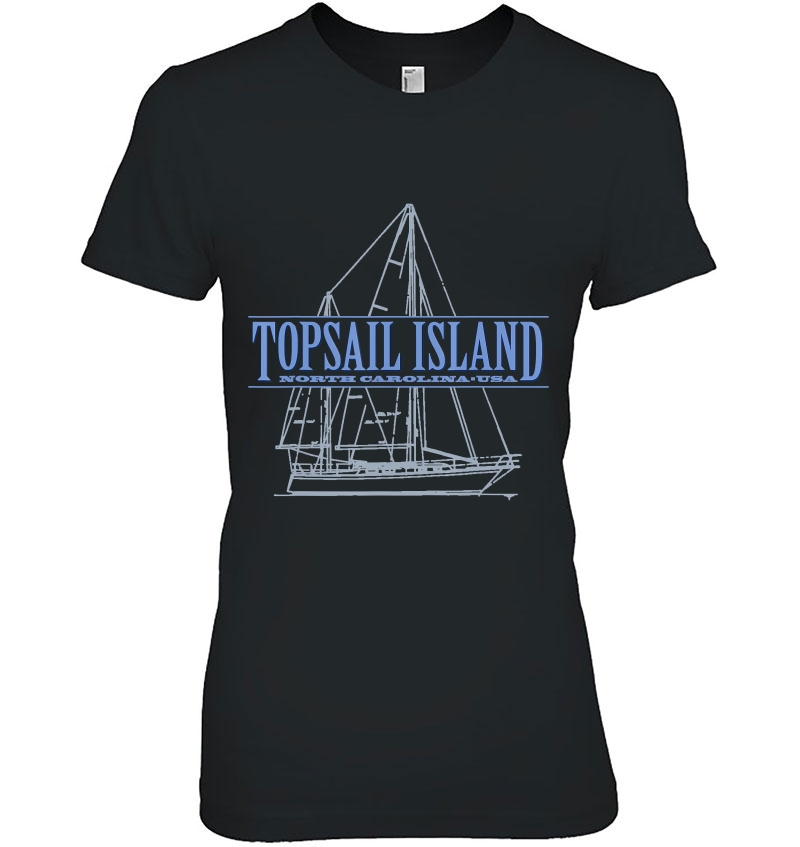 Topsail Island North Carolina Sailing Hoodie