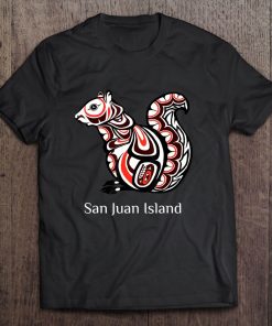 Tribal Squirrel San Juan Island, Washington Native American Tee