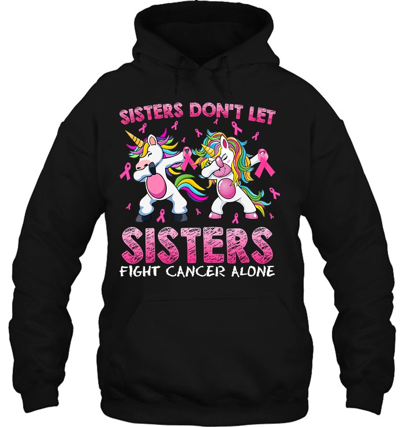 Unicorn Dab Sisters Don't Let Sisters Fight Cancer Alone Mugs