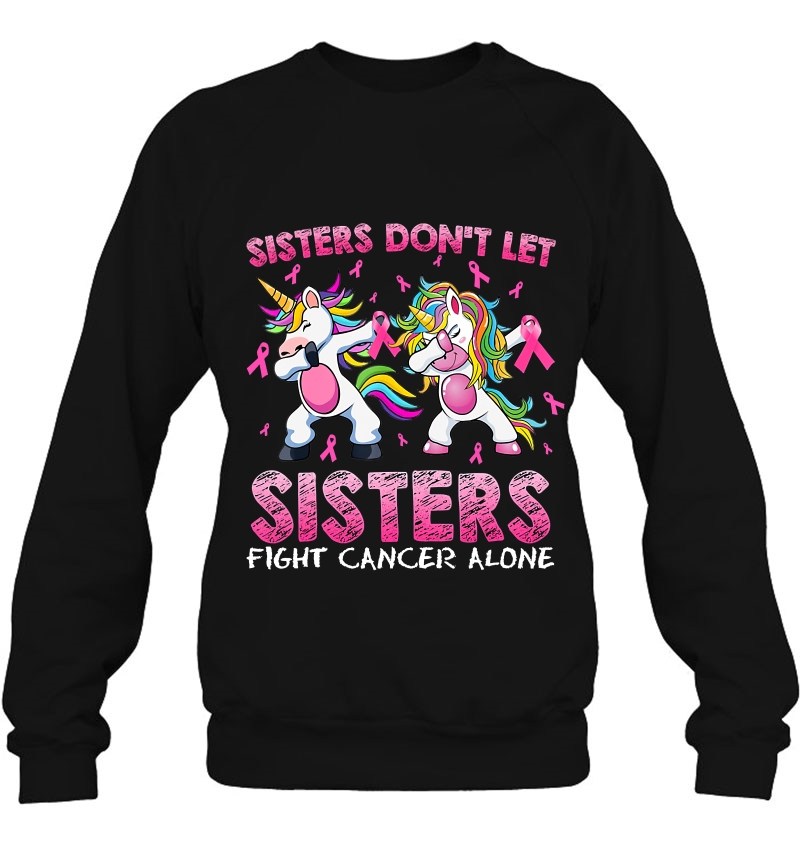 Unicorn Dab Sisters Don't Let Sisters Fight Cancer Alone Mugs