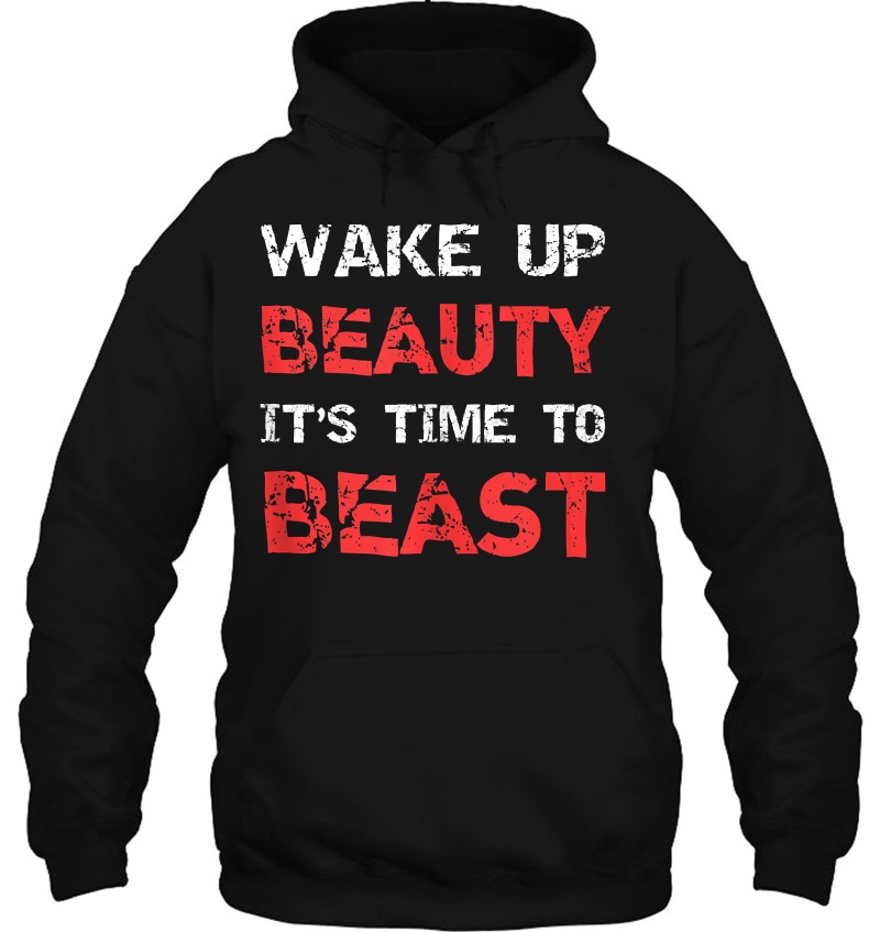 Wake Up Beauty It's Time To Beast Tank Top Mugs