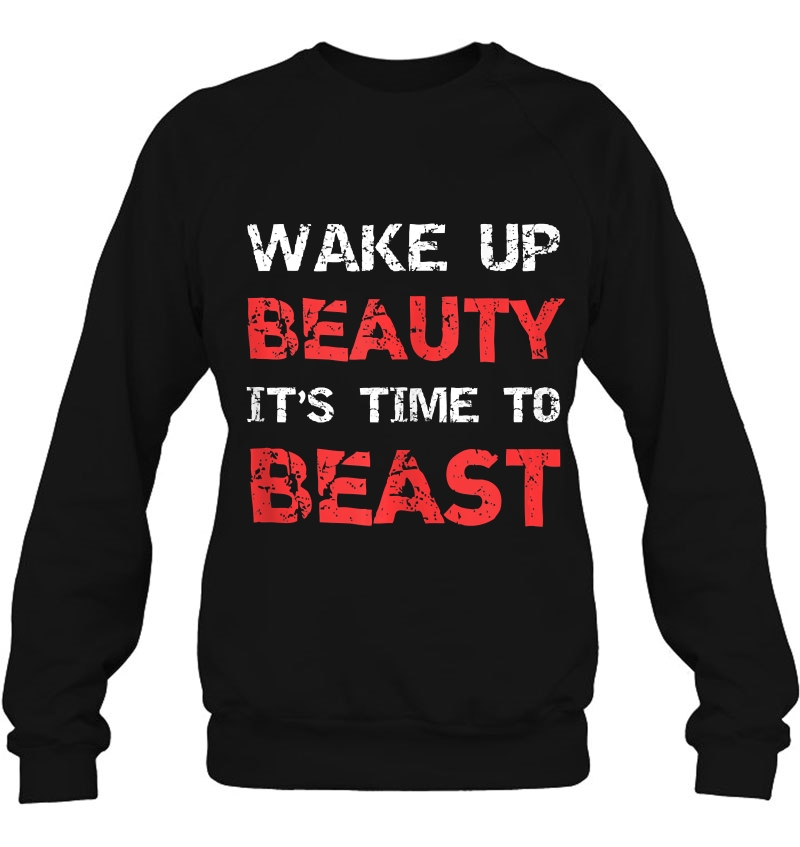 Wake Up Beauty It's Time To Beast Tank Top Mugs