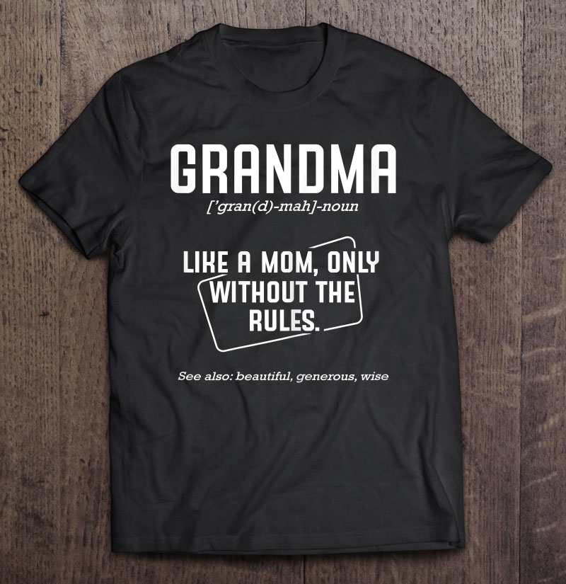 Womens Worlds Best Grandma Tshirt Funny Mothers Day Grandmother Tee For Ladies