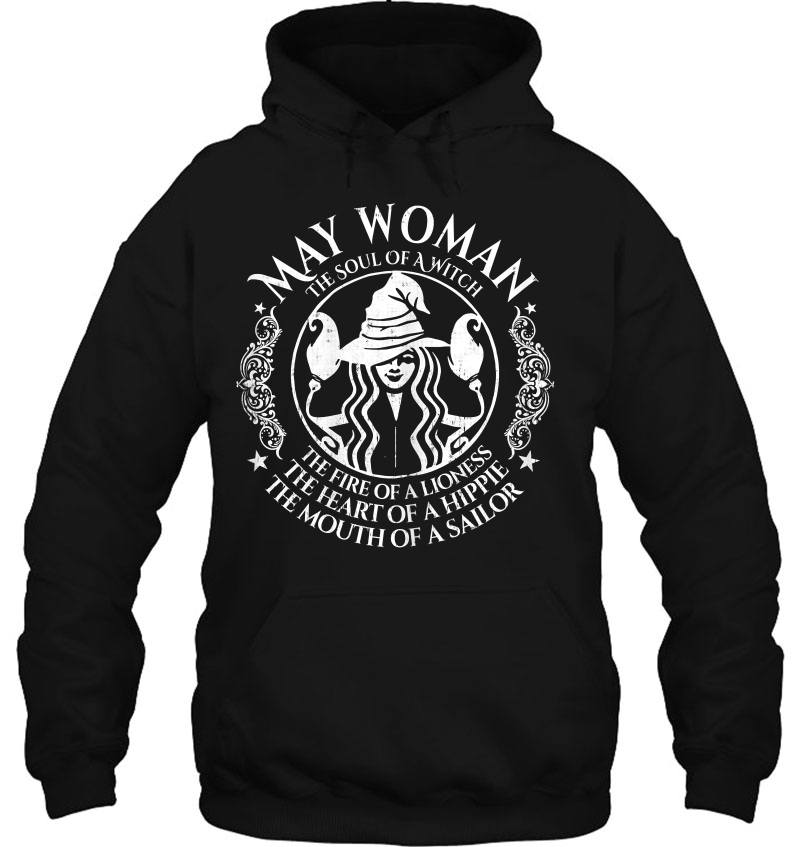 Womens May Woman The Soul Of A Witch Tshirt Gift For Women Mugs