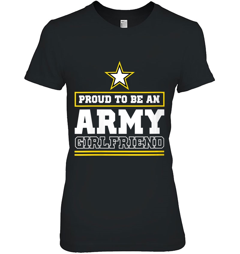 Womens Proud Army Girlfriend Proud To Be An Army Girlfriend V-Neck Hoodie