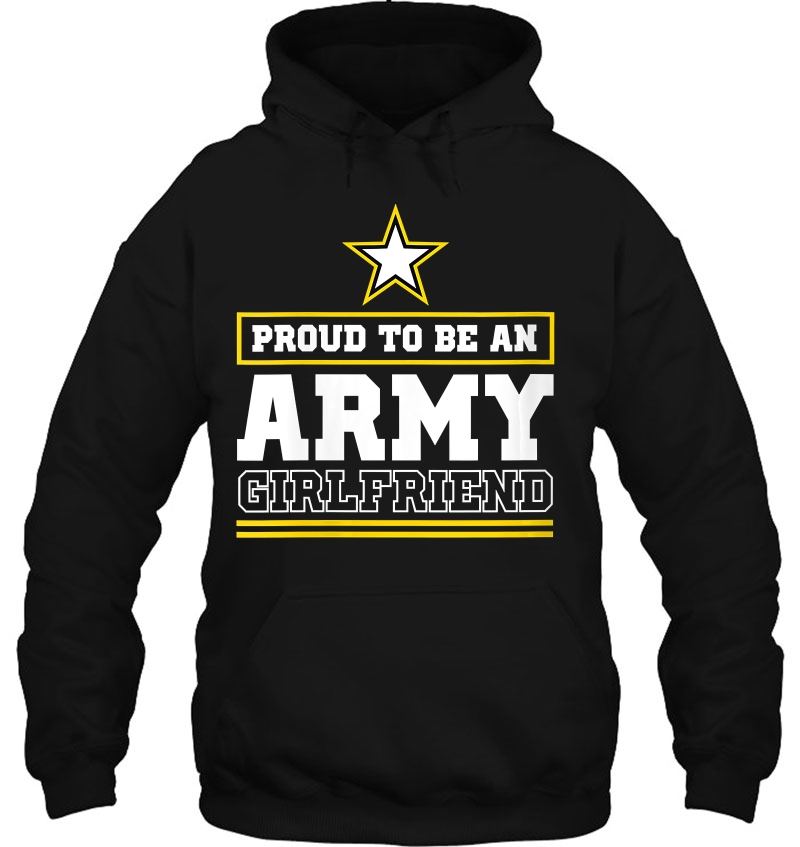 Womens Proud Army Girlfriend Proud To Be An Army Girlfriend V-Neck Mugs