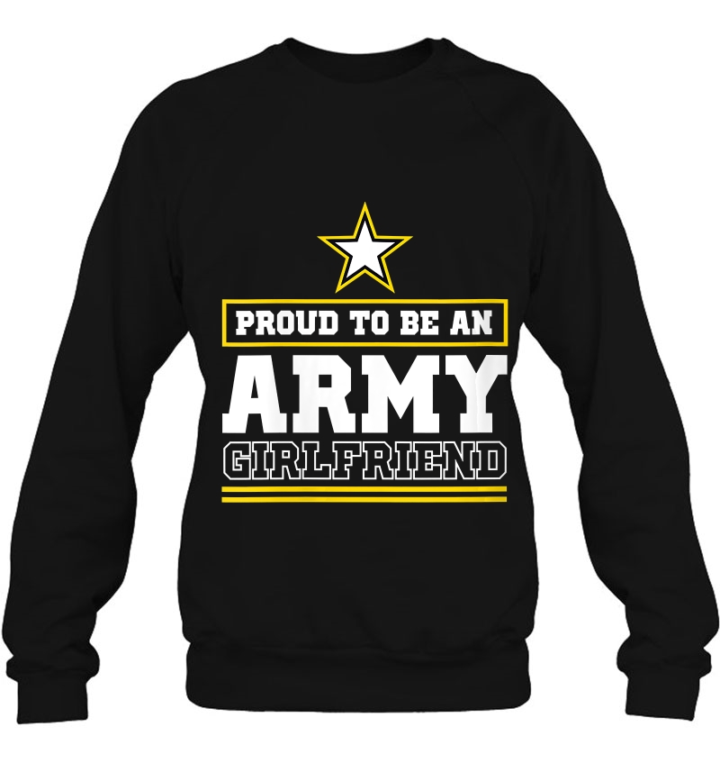 Womens Proud Army Girlfriend Proud To Be An Army Girlfriend V-Neck Mugs